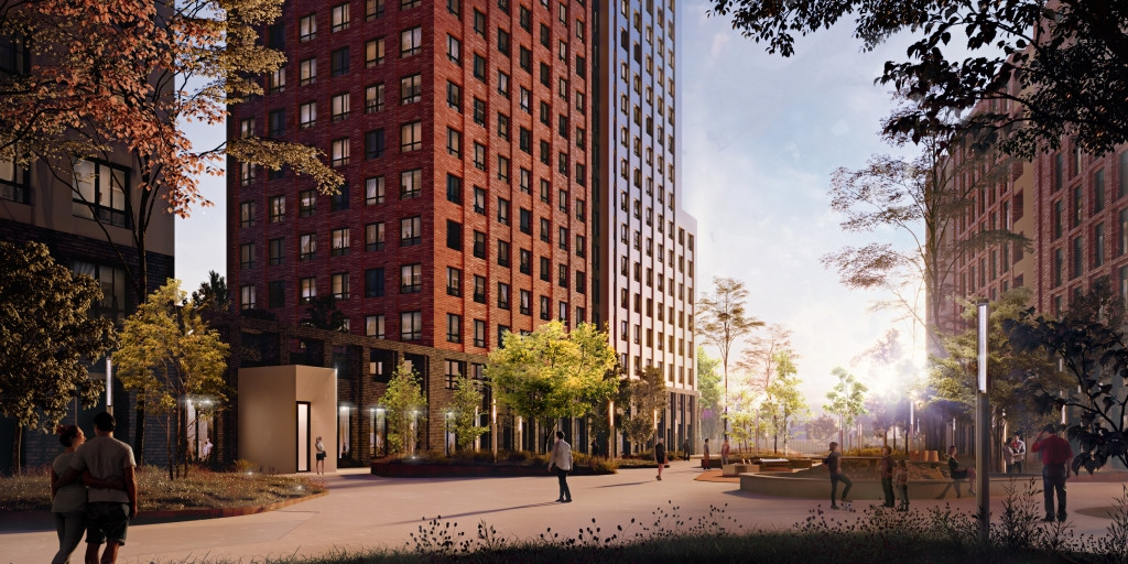 Трёхкомнатная квартира 117.7 м²